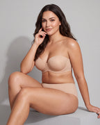 Ultra-Thin Convertible Strapless Minimizer Bra - view 12