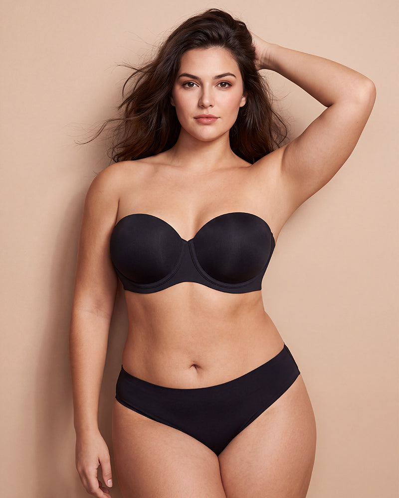 Ultra-Thin Convertible Strapless Minimizer Bra - view 16