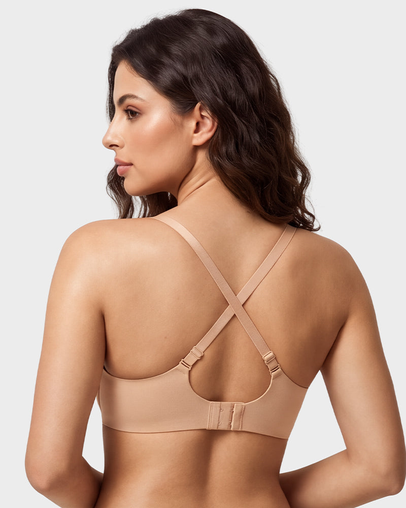Underwire Push-Up Balconette Bra With Removable Straps - view 19