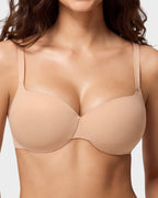 Underwire Push-Up Balconette Bra With Removable Straps - view 23