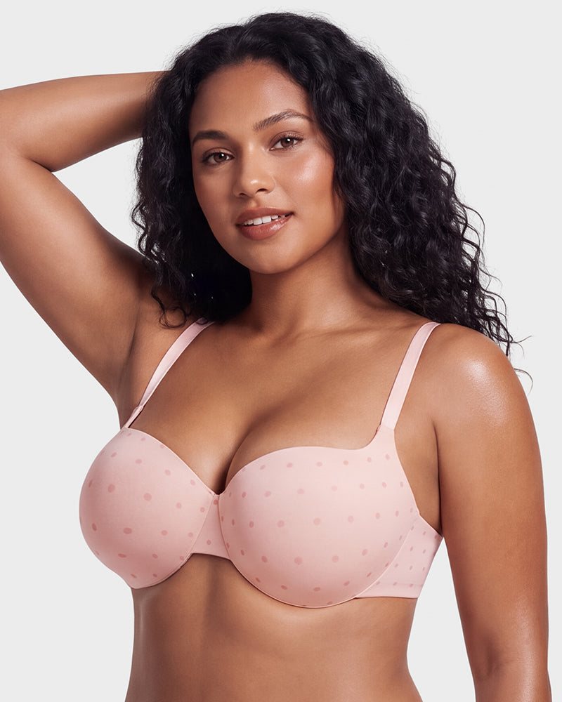 Underwire Push-Up Balconette Bra With Removable Straps - view 15