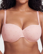 Underwire Push-Up Balconette Bra With Removable Straps - view 22