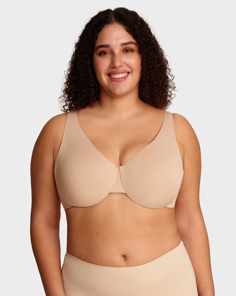 Underwire Adjustable Deep V-neck Bra - view 8