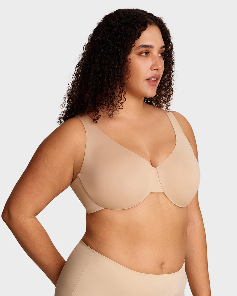 Underwire Adjustable Deep V-neck Bra - view 9