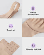 Underwire Adjustable Deep V-neck Bra - view 6