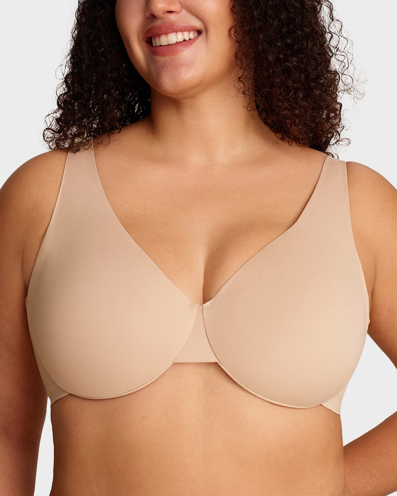 Underwire Adjustable Deep V-neck Bra - view 14