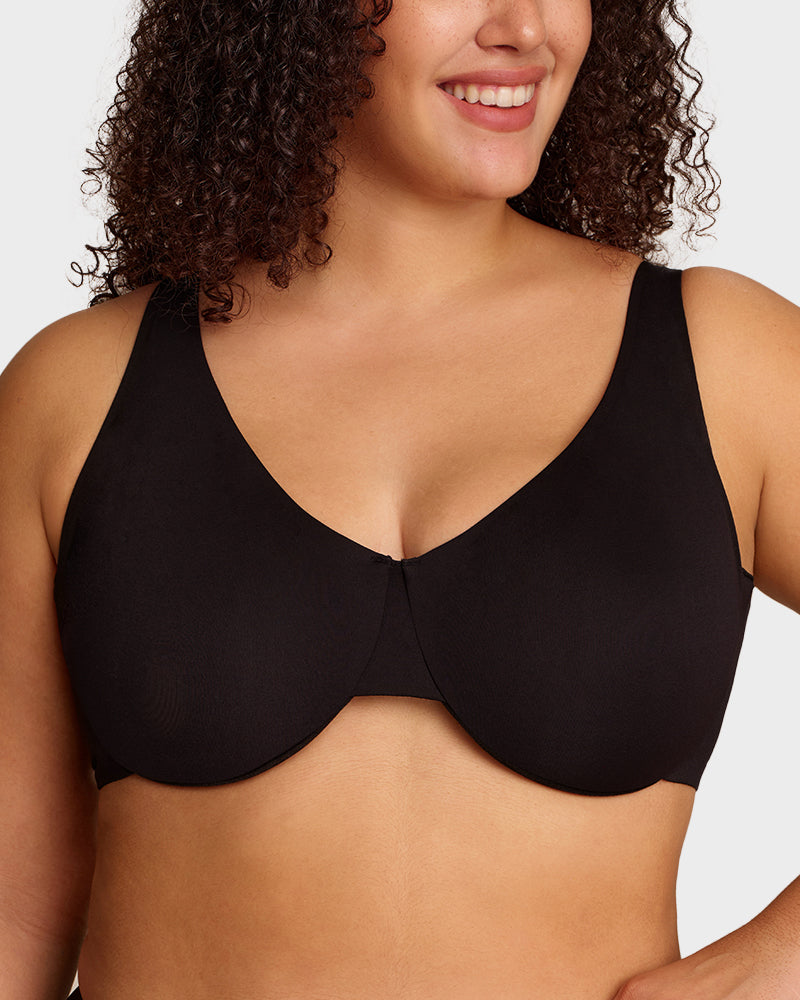 Underwire Adjustable Deep V-neck Bra - view 15