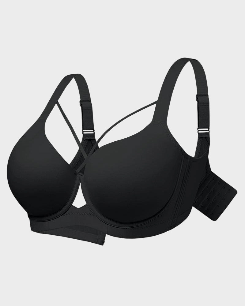 Underwire Round-Shaping Push Up Minimizer Sexy Bra - view 7