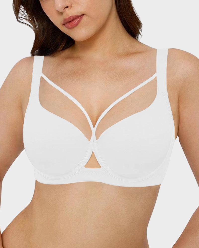 Underwire Round-Shaping Push Up Minimizer Sexy Bra - view 6