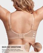 Unlined Lace Underwire Minimizer Bra - view 4
