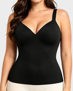 V-Neck Built-In Bra Shaping Cami - view 16