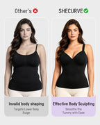 V-Neck Built-In Bra Shaping Cami - view 7