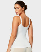 V-Neck Built-In Bra Shaping Cami - view 15