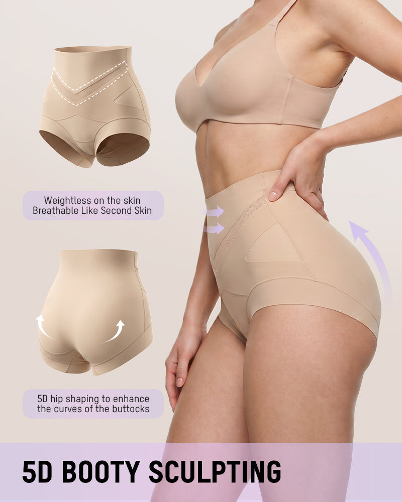 3-Pack V-Waist Tummy-Control Briefs - view 3