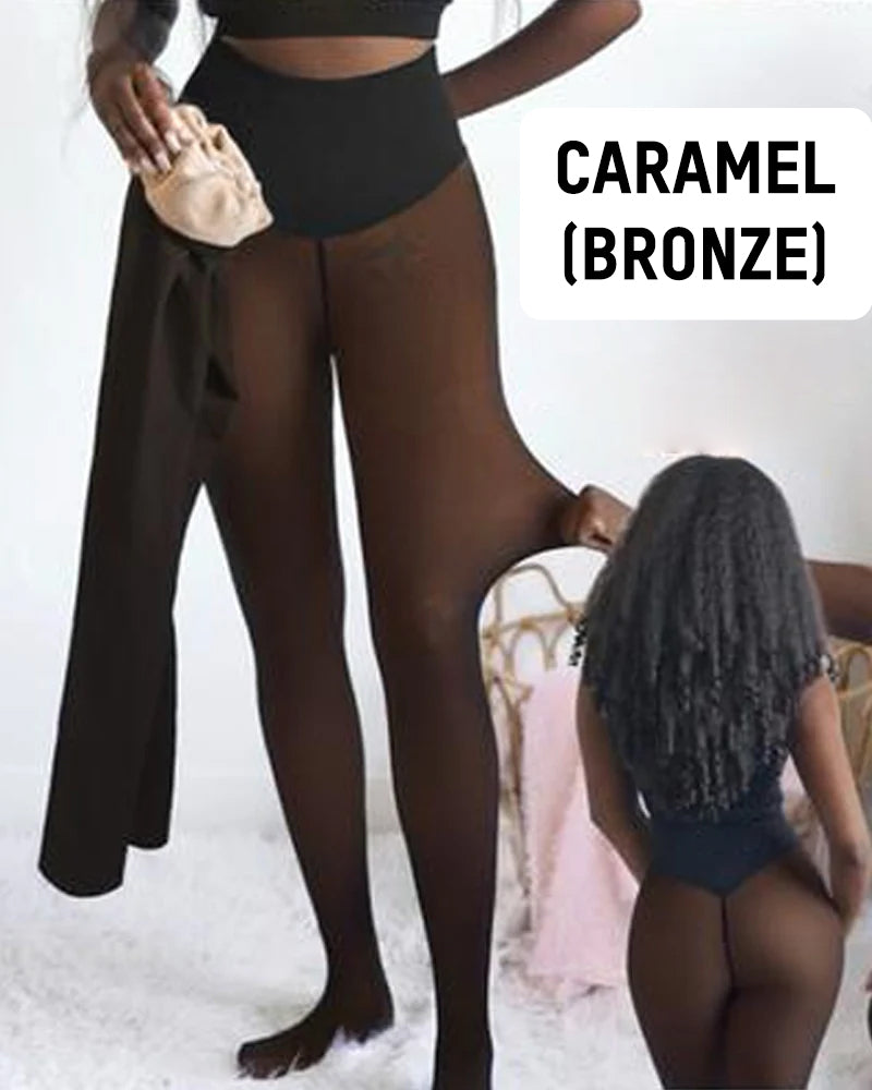 Viral One-Seam Shaping Fleece Leggings - view 9