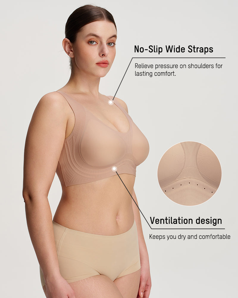 AirEase™ Wireless Full-Cover Tank Bra - view 4