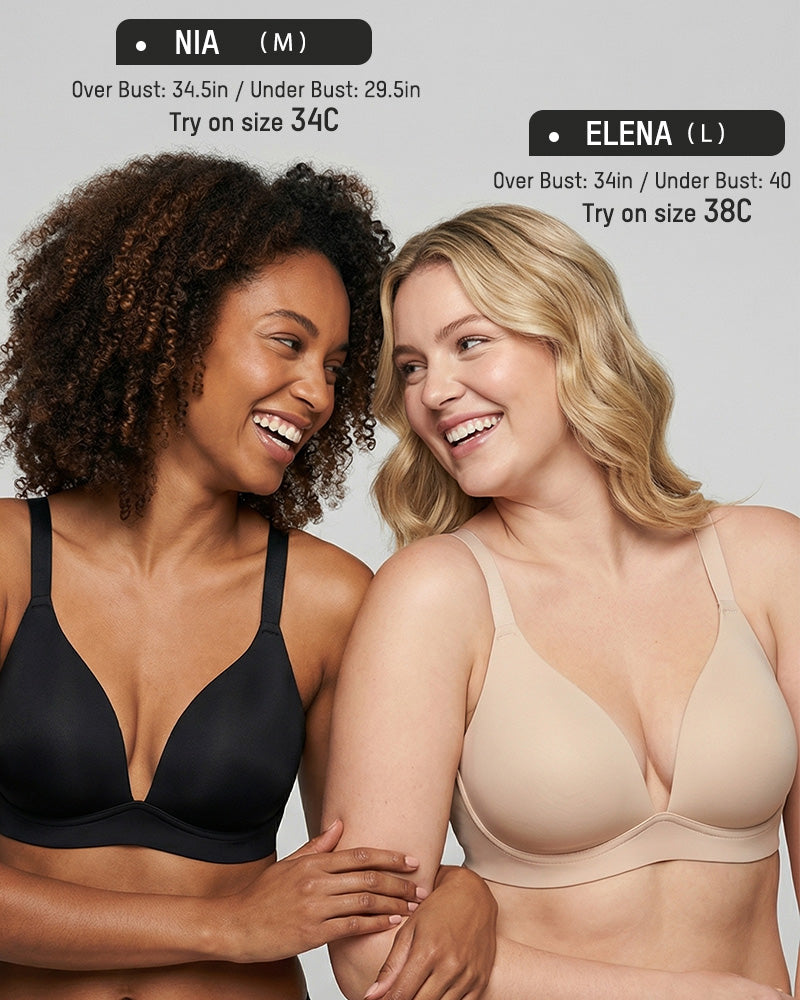 Wireless Deep V Invisible Lift Bra - view 8
