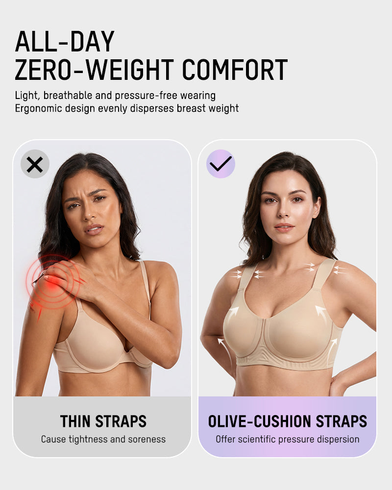 Wireless Full Coverage Minimizing Bra - view 6