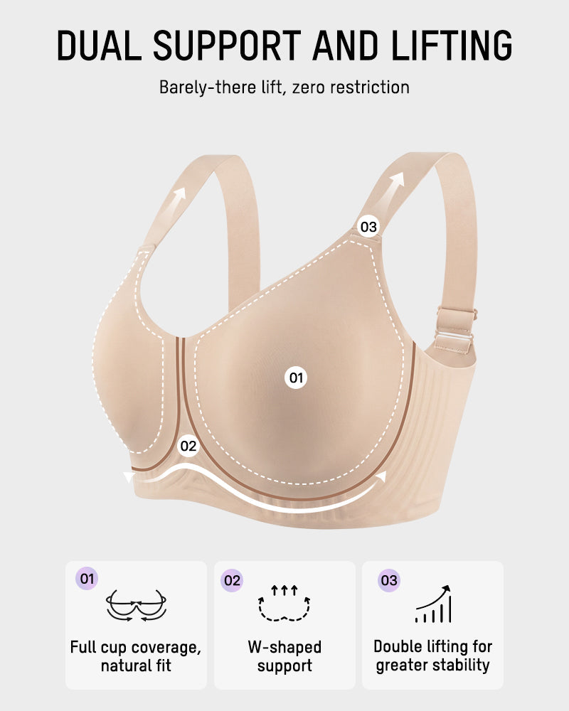 Wireless Full Coverage Minimizing Bra - view 4