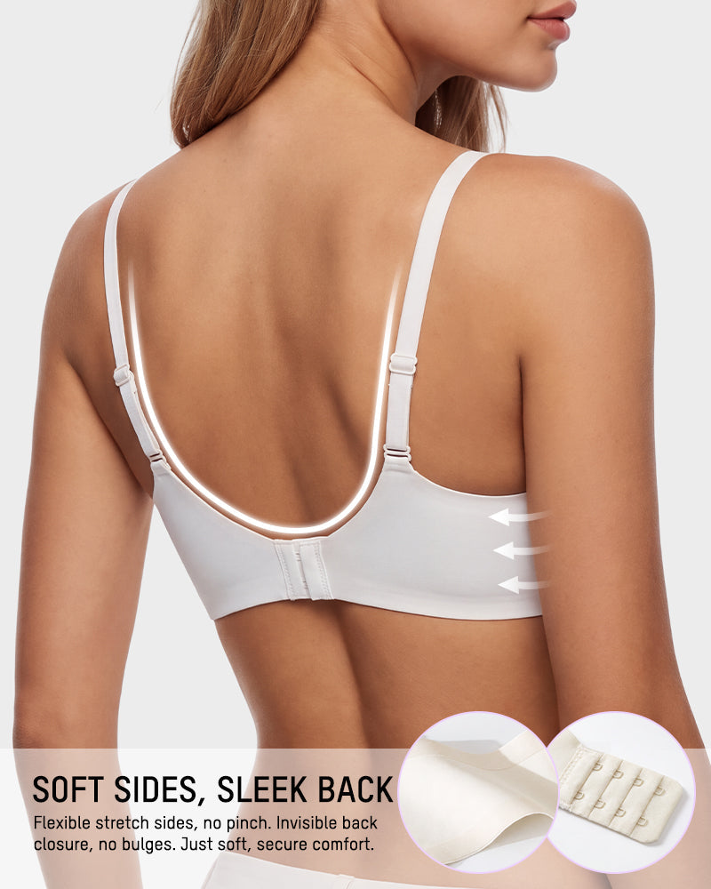 Wireless Low-Cut 3D Seamless Bra - view 5
