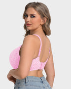 Wireless Leopard V-Neck Contour Bra - view 13