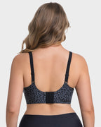 Wireless Leopard V-Neck Contour Bra - view 9