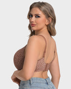 Wireless Leopard V-Neck Contour Bra - view 4