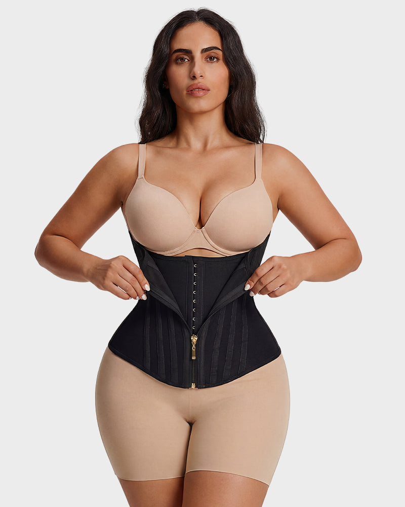 Women Waist Trainer Steel Boned Hourglass Shaper - view 8