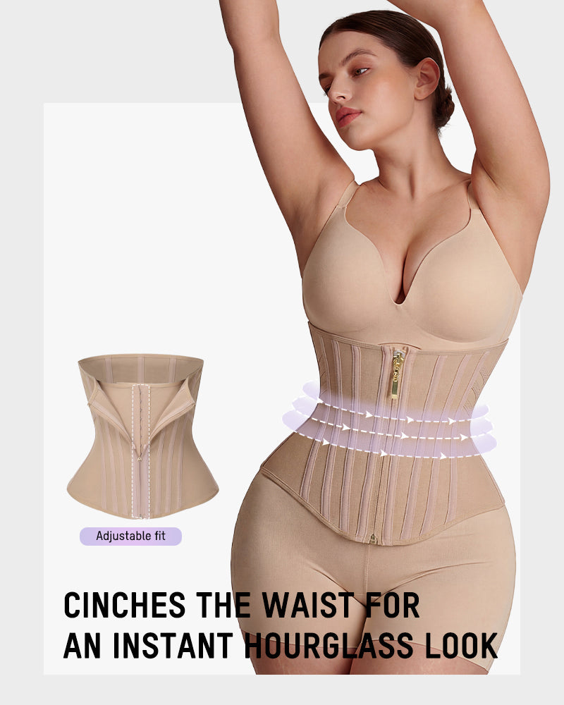Women Waist Trainer Steel Boned Hourglass Shaper - view 3