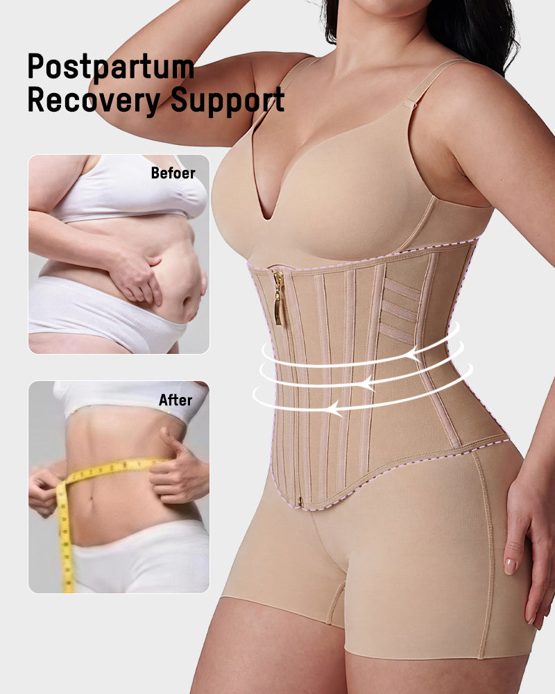 Women Waist Trainer Steel Boned Hourglass Shaper - view 5