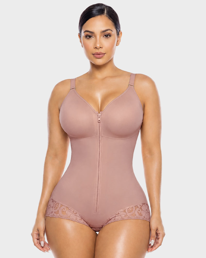 Zip Up Sculpting Bodysuit - view 10