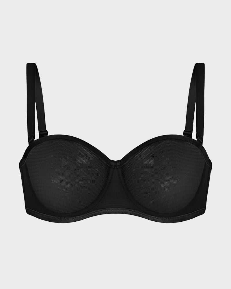Full-Bust Strapless Balconette Underwire Bra - view 22