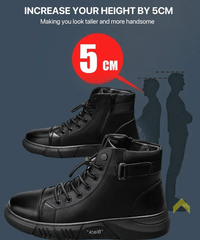 🔥Men's 2026 Ultimate Leather Boots - Waterproof & Orthopedic Comfort Casual Work Boots