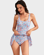 One Piece Tummy Control Tie Knot Swimsuits - view 2