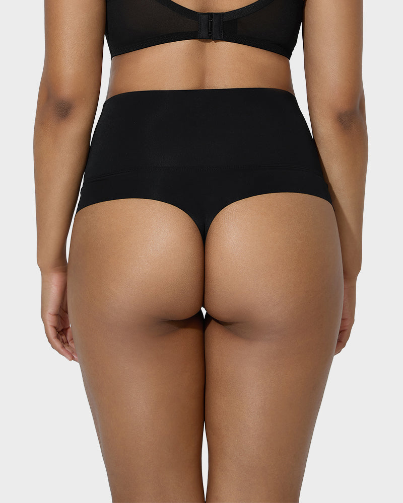 High-Rise Seamless Thong Panty(3 Pack) - view 3