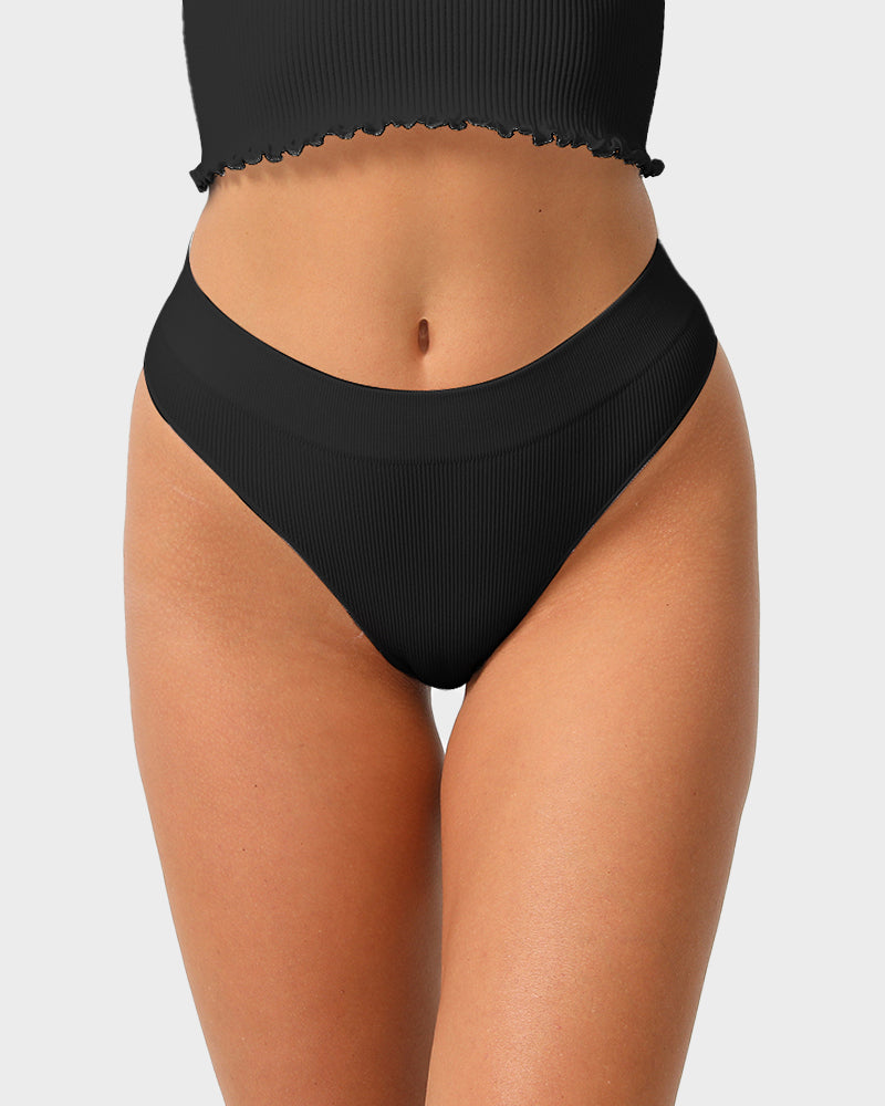 Everyday Comfort Seamless Low-Rise Thong (3 Pack) - view 3