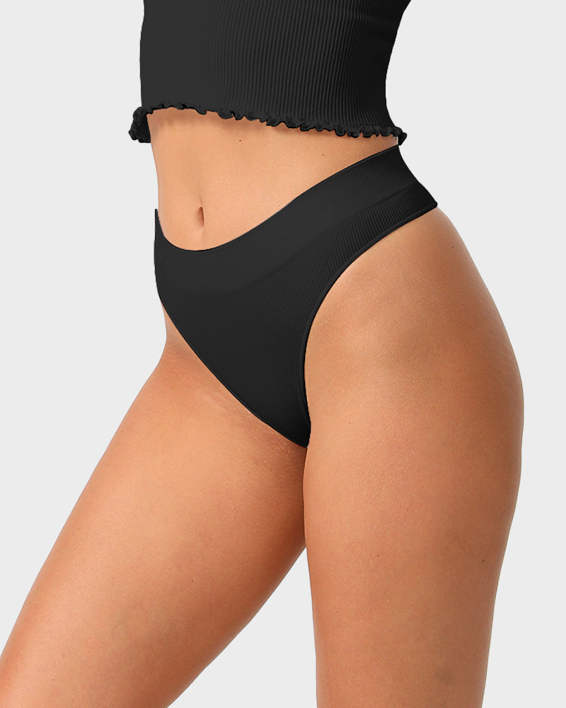 Everyday Comfort Seamless Low-Rise Thong (3 Pack) - view 2