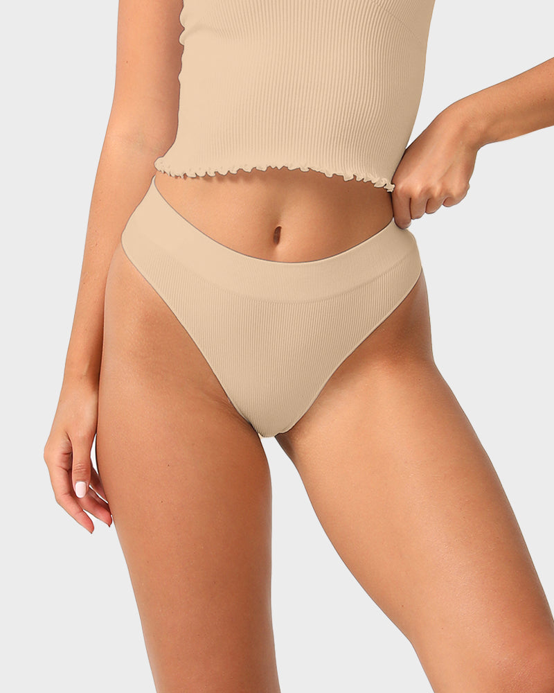 Everyday Comfort Seamless Low-Rise Thong (3 Pack) - view 5