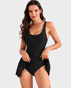 One Piece Tummy Control Tie Knot Swimsuits - view 9