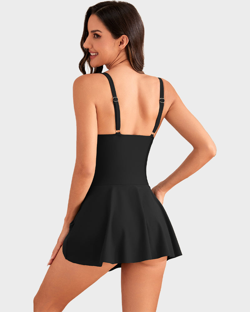 One Piece Tummy Control Tie Knot Swimsuits - view 10