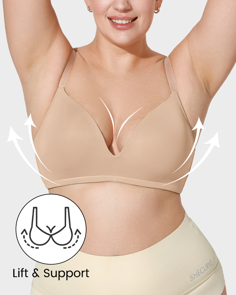 Seamless One-Piece Wireless Bra - view 4