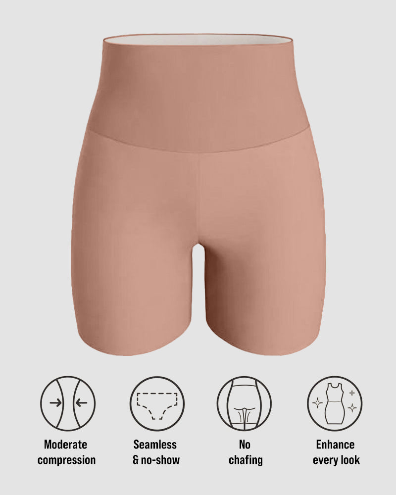 Lightweight Slimming High-Waist Tummy Control Shaper Shorts - view 4