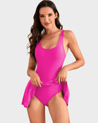 One Piece Tummy Control Tie Knot Swimsuits - view 12
