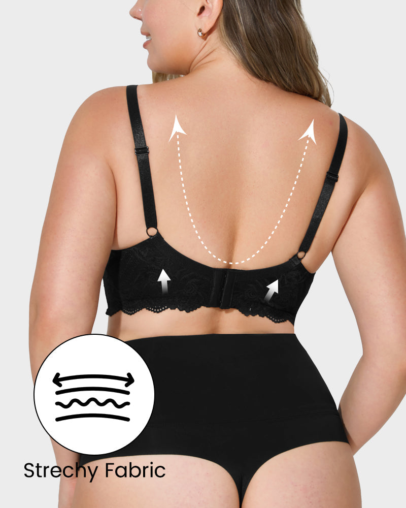 Lace Full Coverage Push Up Bra - view 4