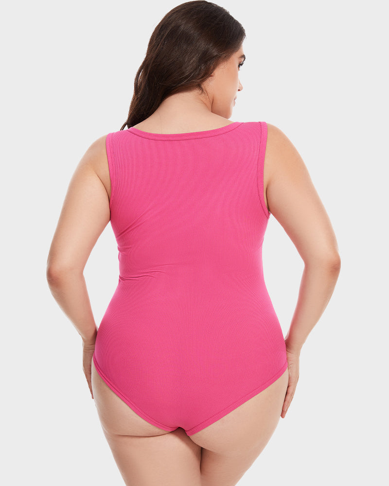 Sleeveless Tummy Control Tank Tops Bodysuits - view 3