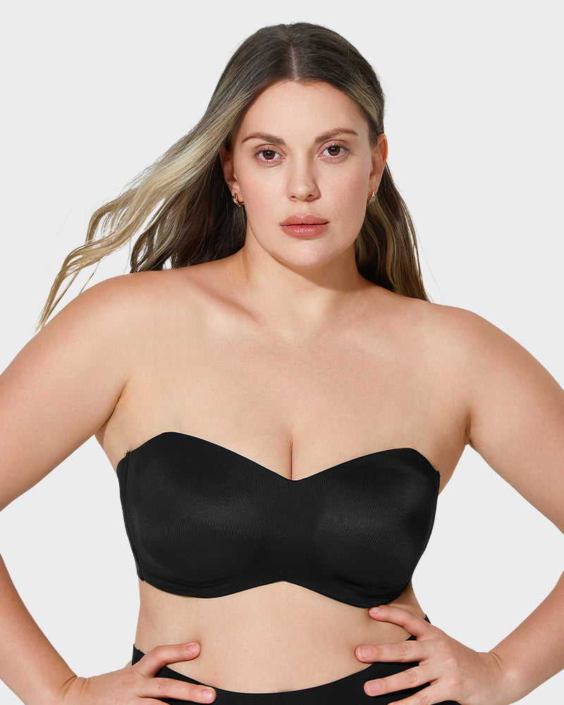 Full Support Non-Slip Convertible Bandeau Bra - view 5