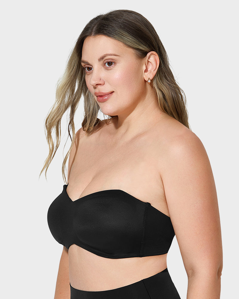 Full Support Non-Slip Convertible Bandeau Bra - view 6
