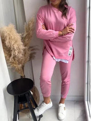 Penelope | Women's Oversized Two-Piece Lounge Set, Tapered Joggers