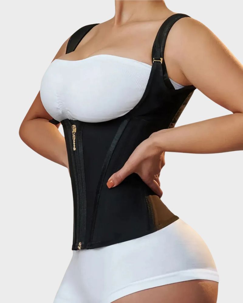 Double Waistband Corset Vest Waist Trainer - view 3