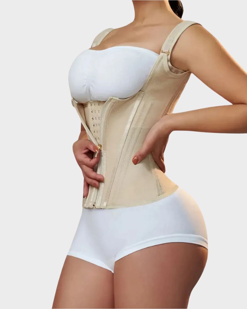 Double Waistband Corset Vest Waist Trainer - view 5